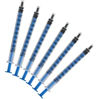 Shintop jeringa con agujas de tejer de 18 g de 1-5&quot- para experimentos- uso industrial (10 unidades) 1 ML 100pcs azul
